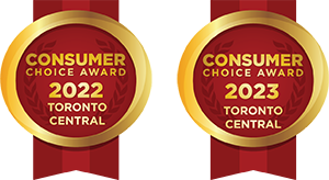 Consumers Choice Award for Toronto Central for 2022 and 2023